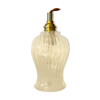 Baladeuse tulipe vintage en verre