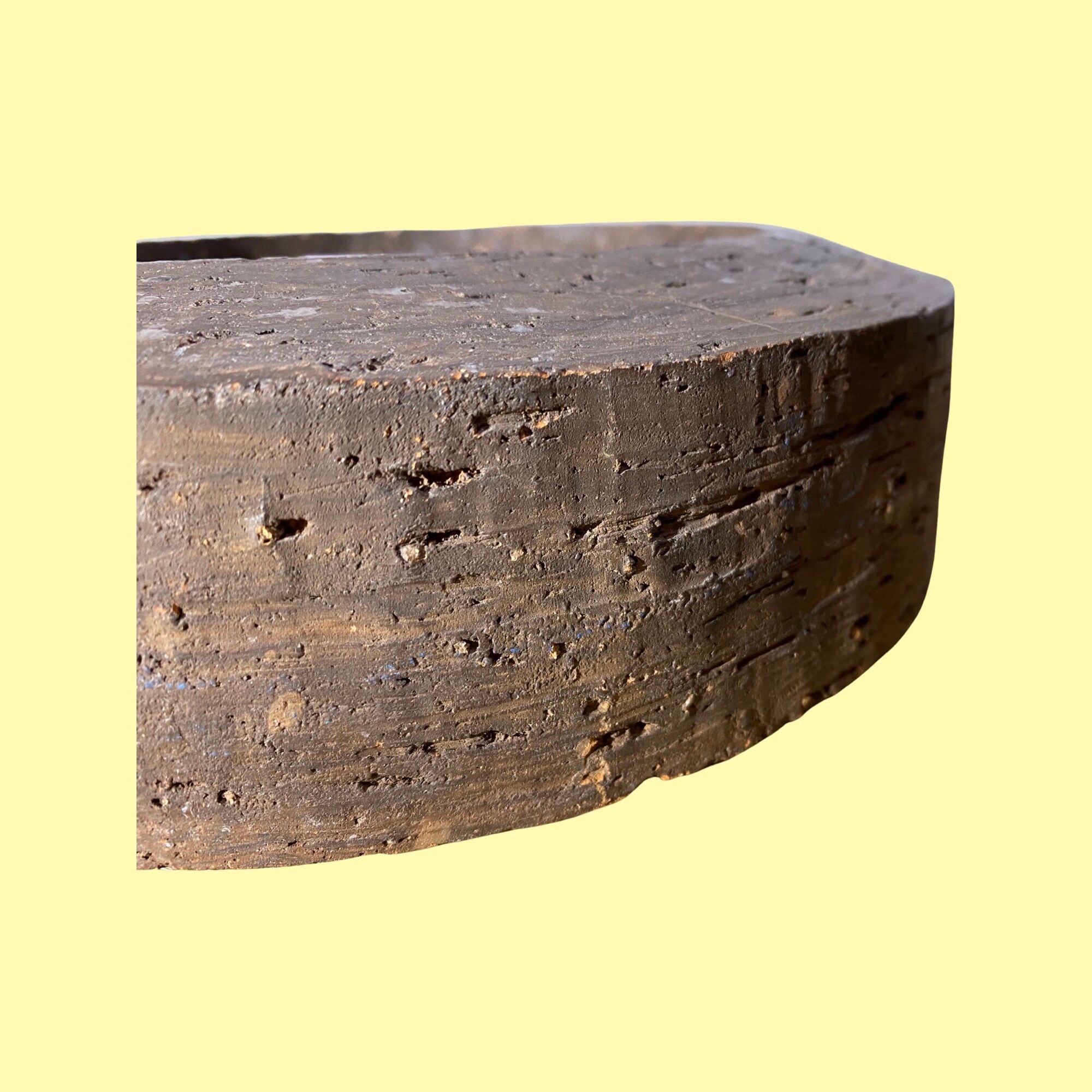 Set of 2 handmade ceramic vintage bowls | made by 'freddy kunsthøjskolen holbæk in 1966