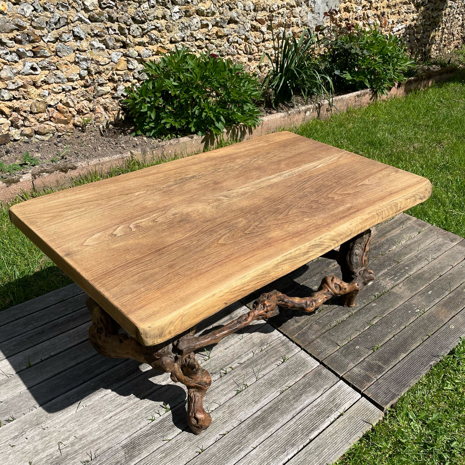 Vintage brutalist coffee table
