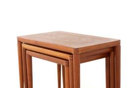 3 tables gigognes par Henry W. Klein pour Bramin