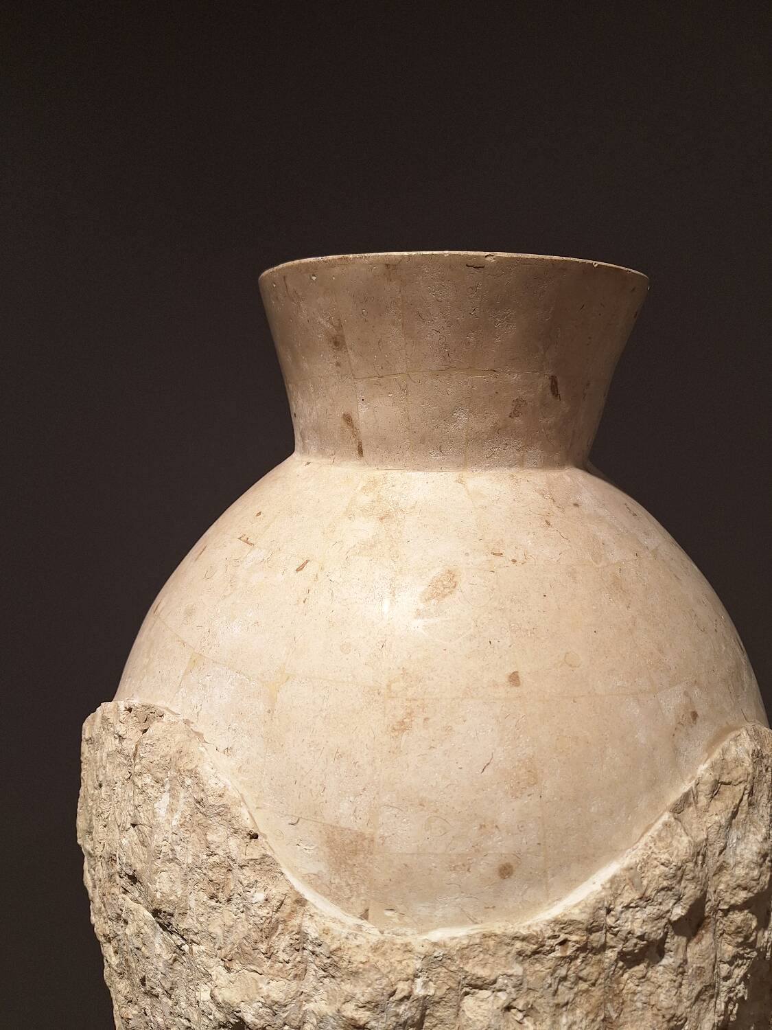 Large stone vase from Mactan from the 1980s
