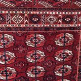 Vintage 126 X 194 CM hand made Persian Bukhara rug
