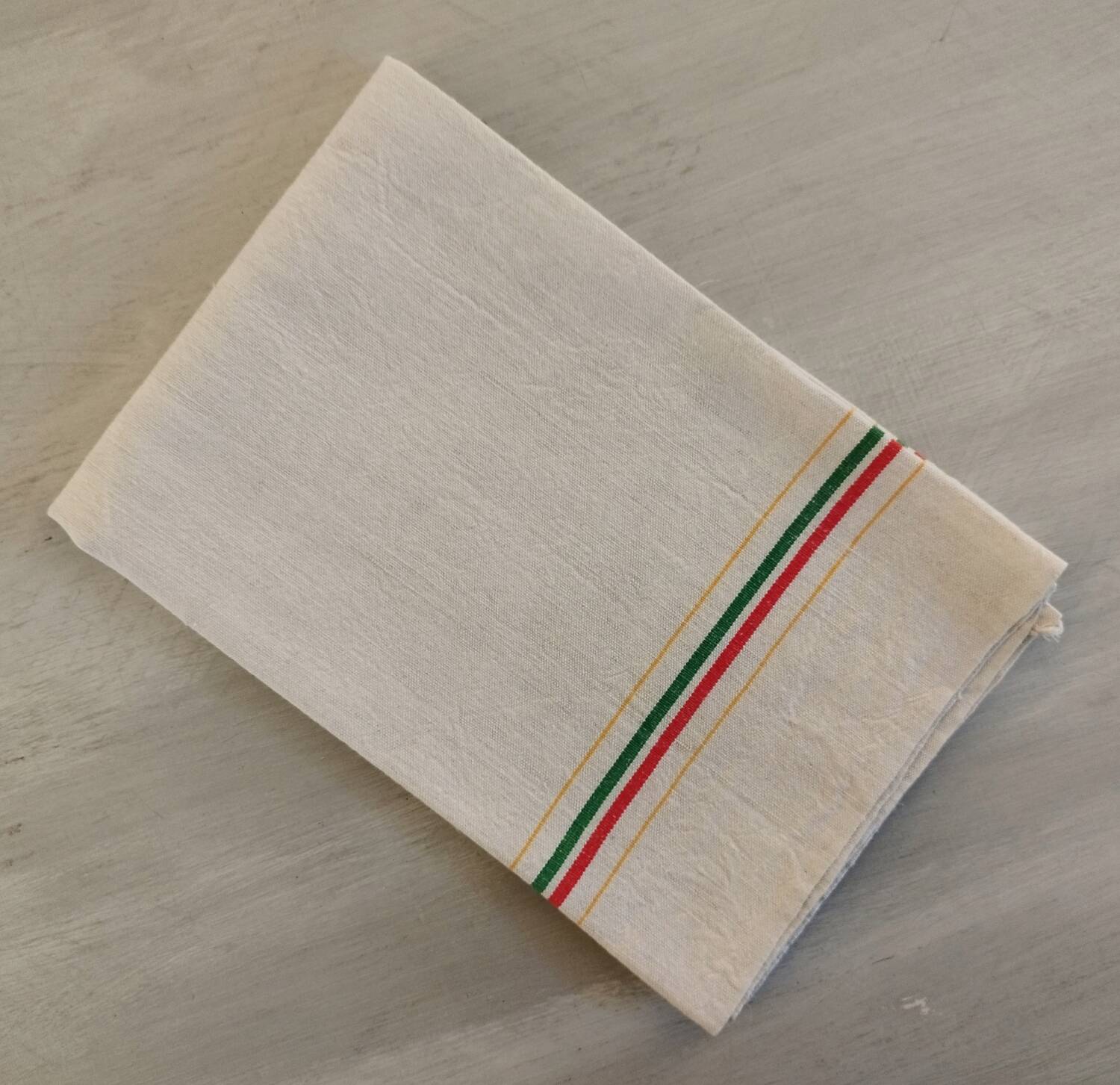 Old Métis Cotton Linen Tea Towels Made in France