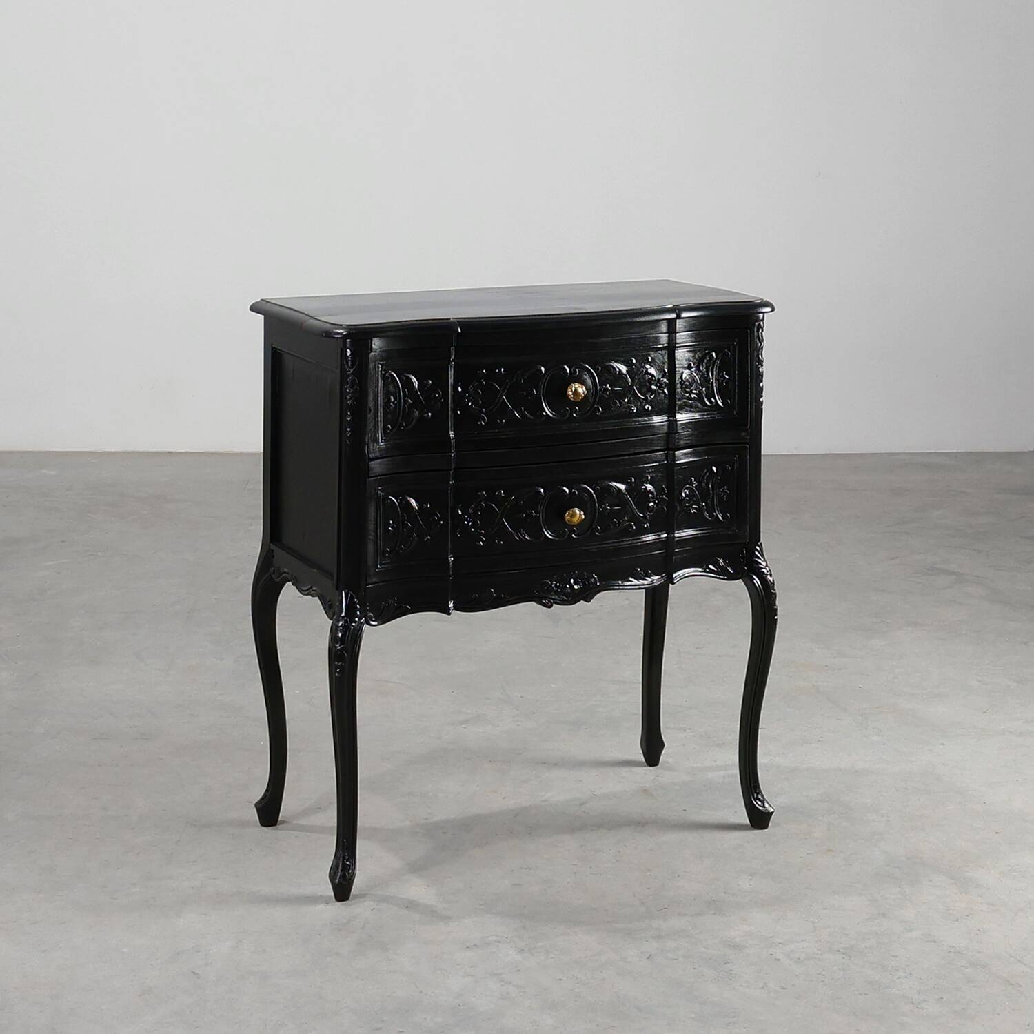 20th Century French Louis XV Style Chest of Drawers in Carved Wood