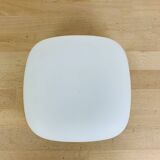 Vintage square opaline wall lamp, Italy, 1960
