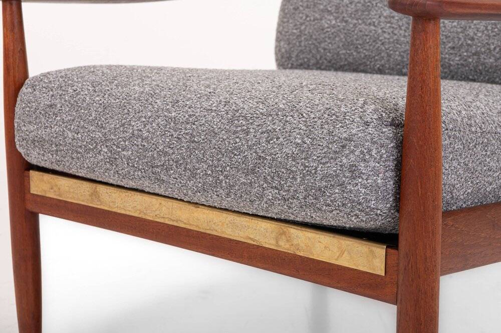 Teak easy chair by Carl Straub, 1960s