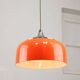 Space Age Orange Pendant Lamp from Guzzini, 1960s
