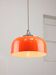 Space Age Orange Pendant Lamp from Guzzini, 1960s