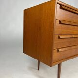 Mid-century teak sideboard WK Möbel 60s vintage