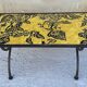 Jean Lurçat at Saint-Vincent Coffee table in wrought iron 1950