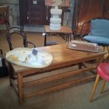 Old pine rectangular coffee table