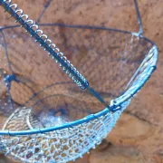 Grand panier de pêche ou récolte ancien 