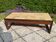 Vintage coffee table in rosewood and ceramic.