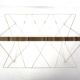 Metal magazine rack, Sweden, 1950