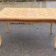 Louis XV extendable dining table from the 20th century, renovated in cherry wood, 250cm.