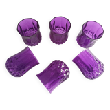 Verres Cristal d’Arques Longchamp violet