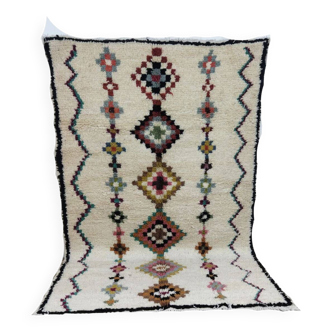 Handmade wool Berber rug 258 X 164 CM