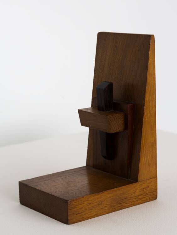 1960s wooden bookends
