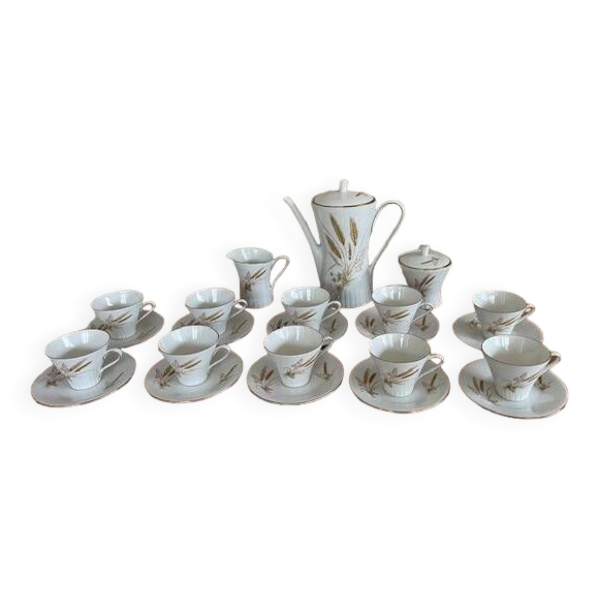 Old scherzer porcelain coffee service