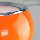 Space Age Orange Flash Floor Lamp from Guzzini, 70s