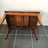 Rustic farm coffee table with 1 1950 cherry drawer