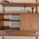 Teak wall secretary RIVAL, Vintage Scandinavian 1960s