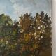 Afternoon on the lake, oil on canvas signed