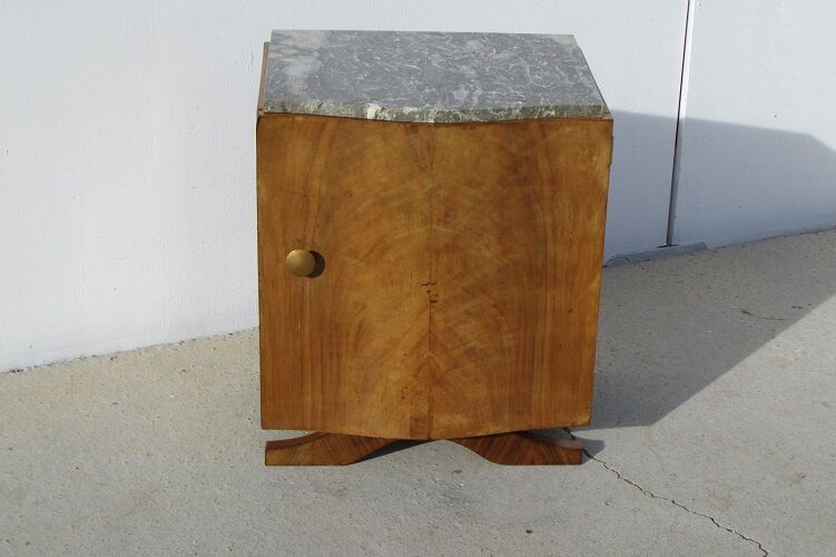 Bedside art deco walnut veneer from the 30s and 40s