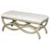 Regency style banquette - Dressing table or double piano stool