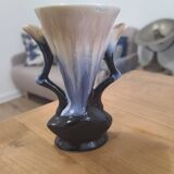 Vase soliflore grès flammé du Morvan petit-massé 58