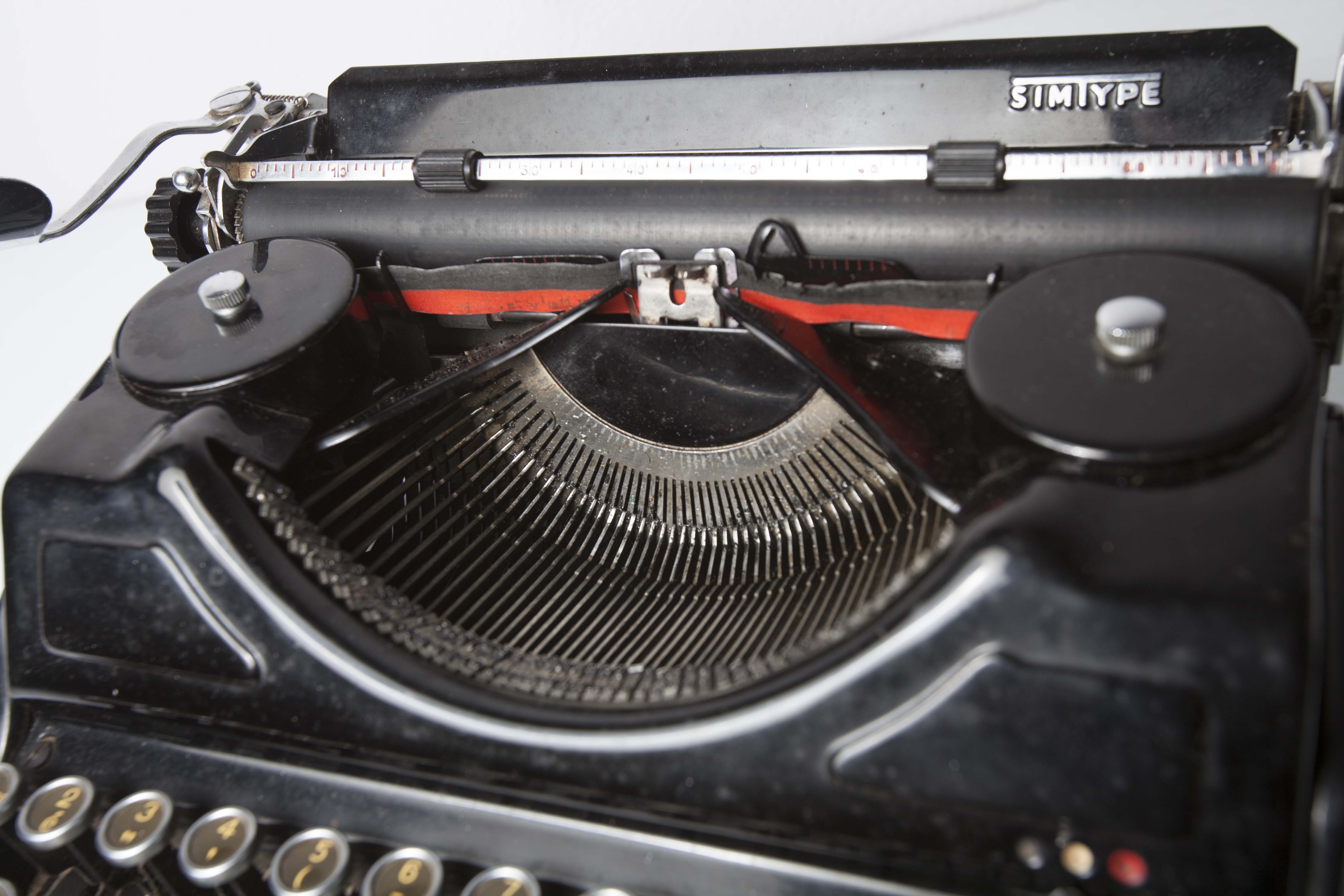 Machine à écrire Simtype de 1951