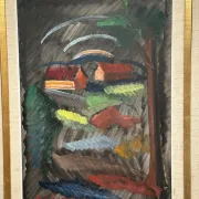 Large Original Swedish Oil on Canvas – “Landscape” by Bror Göransson – Signed – Vintage & Framed – 83 × 63 cm (32.7" × 24.8")
