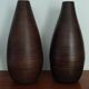 Pair of bamboo vases