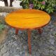 Table basse en bois ronde