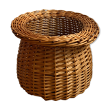 Basket hides wicker pot