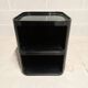 Commode black plastic by Kartell