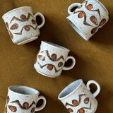 Vintage coffee cups