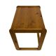 Vintage set of three pine side tables nesting tables nest of tables 1970s