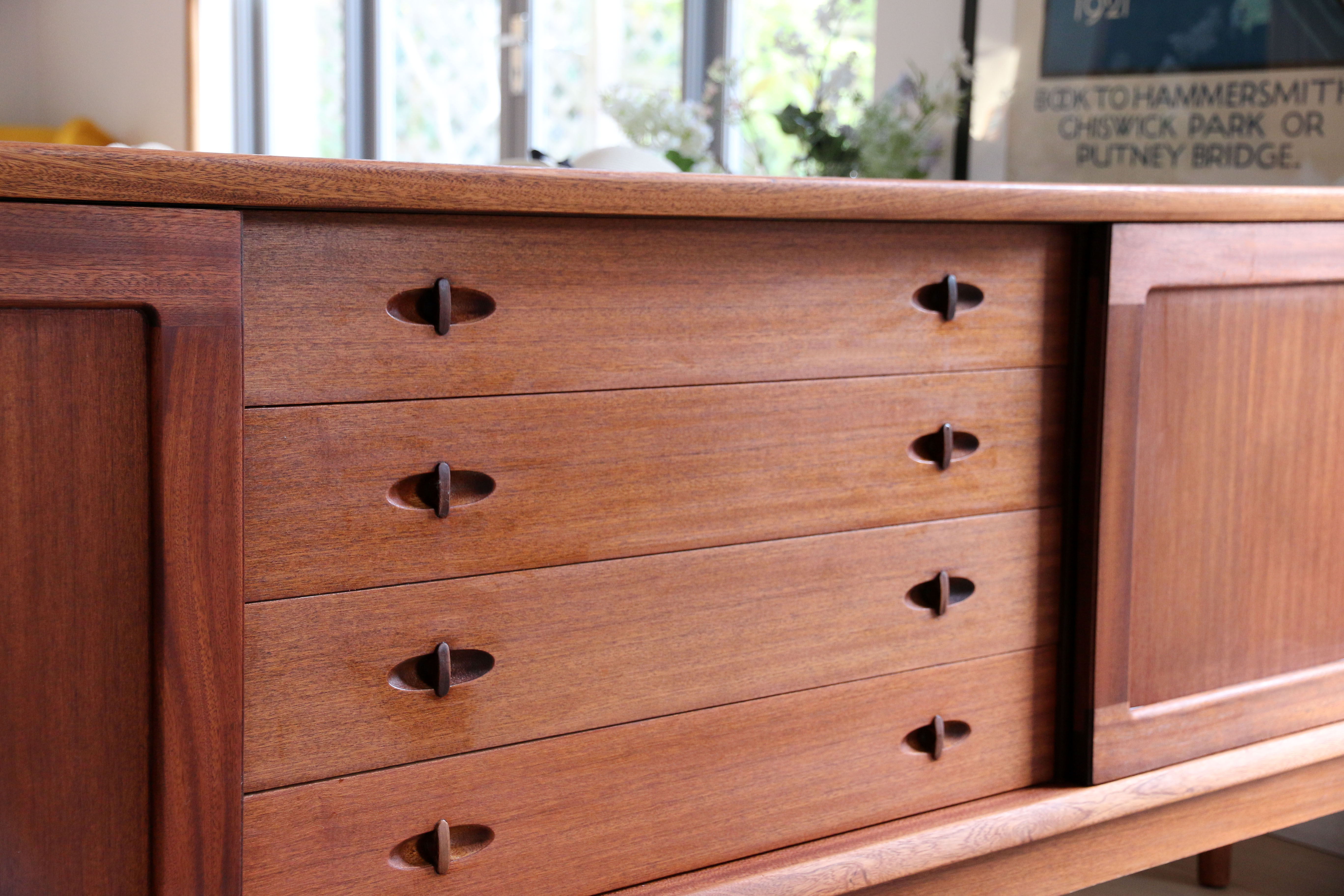 Danish sideboard by H.W Klein for Bramin in teak, 1960s