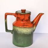 Vintage 70s Ceramic Coffee Pot