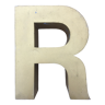 Golden vintage sign letter R