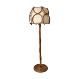 Rattan floor lamp