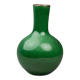 Vase shangping en porcelaine monochrome vert -kangxi (1662-1722) chine
