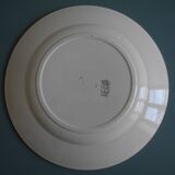 Old earthenware dish St Amand Hamage Murier antique French dish