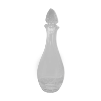 Crystal carafe or engraved glass