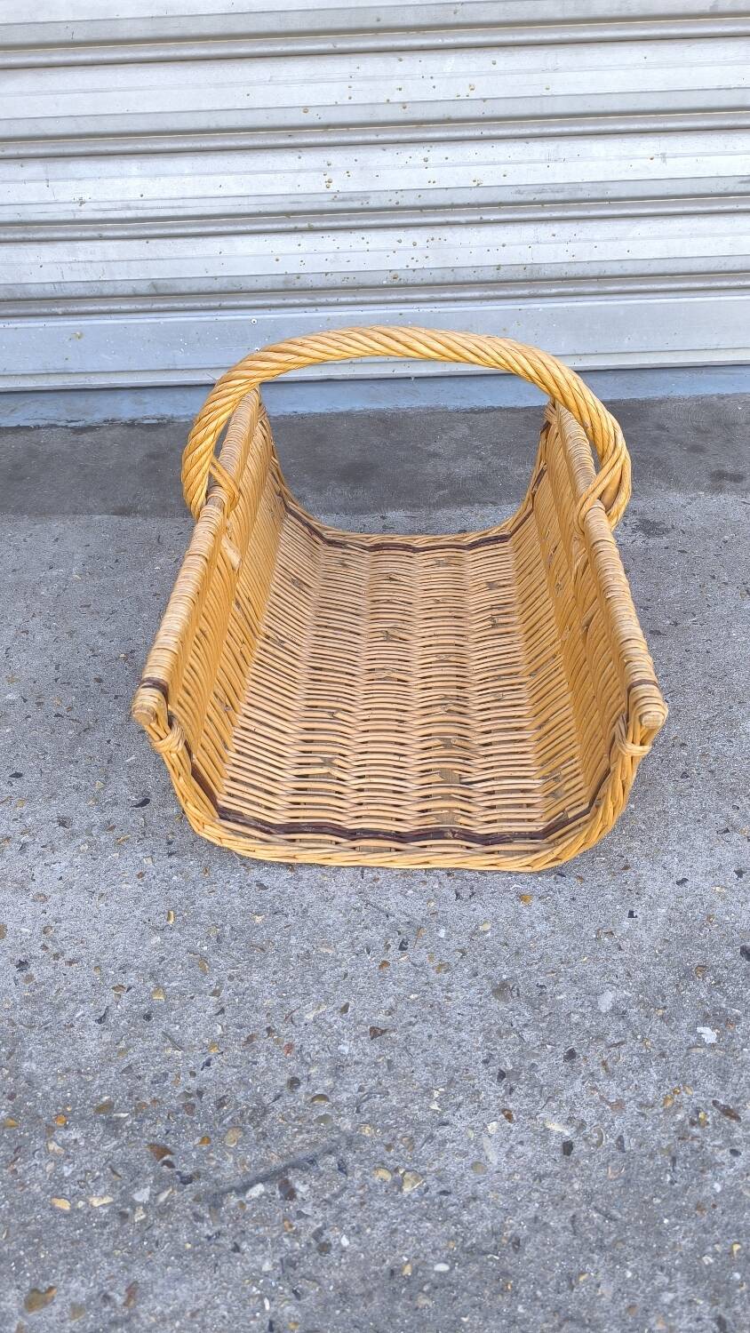Vintage log basket