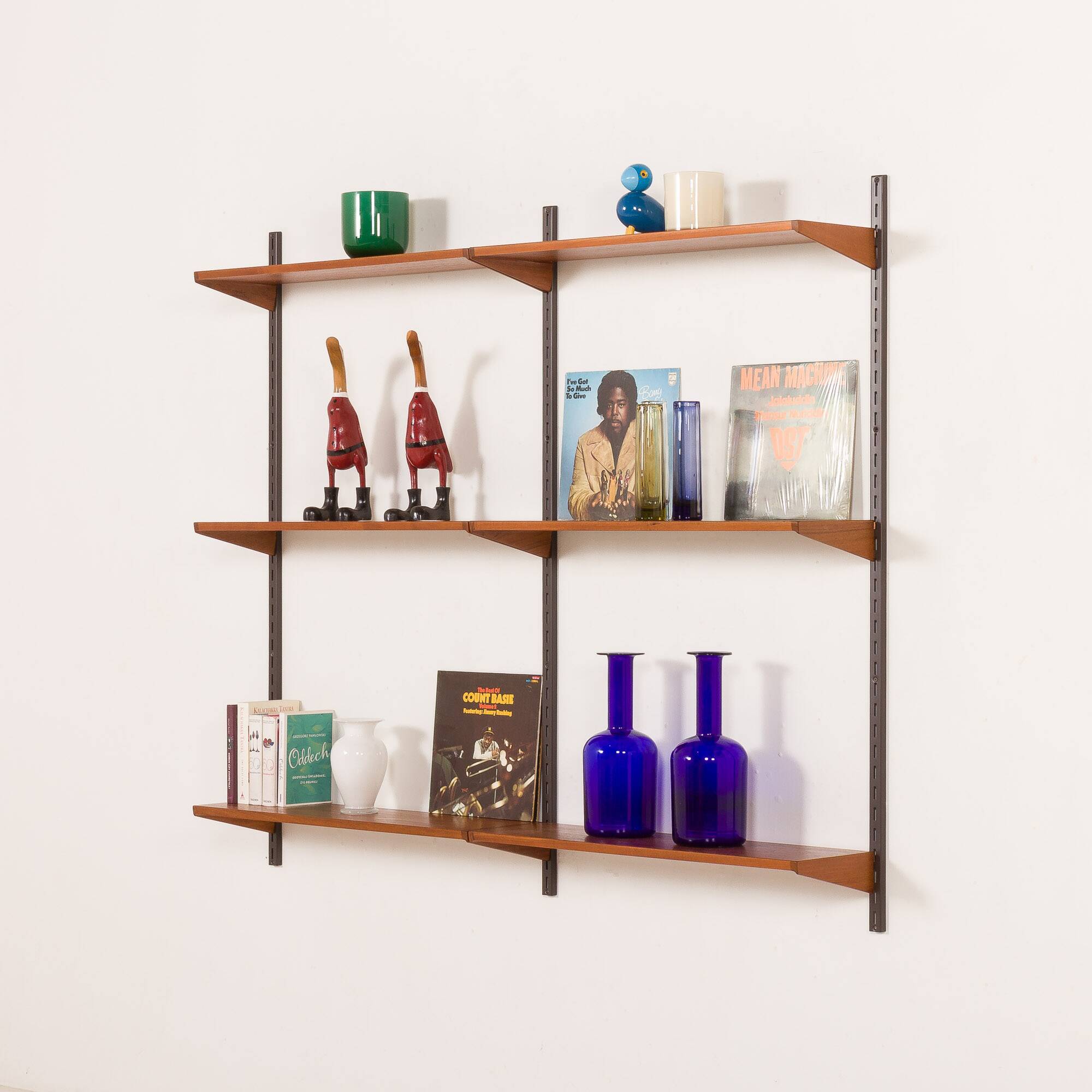 Teak shelf by Kai Kristiansen for FM Mobler, 1960s.