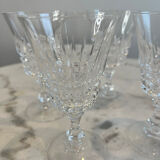 Set of 4 crystal stem glasses