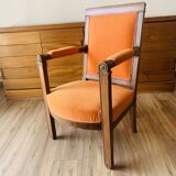 Orange armchair