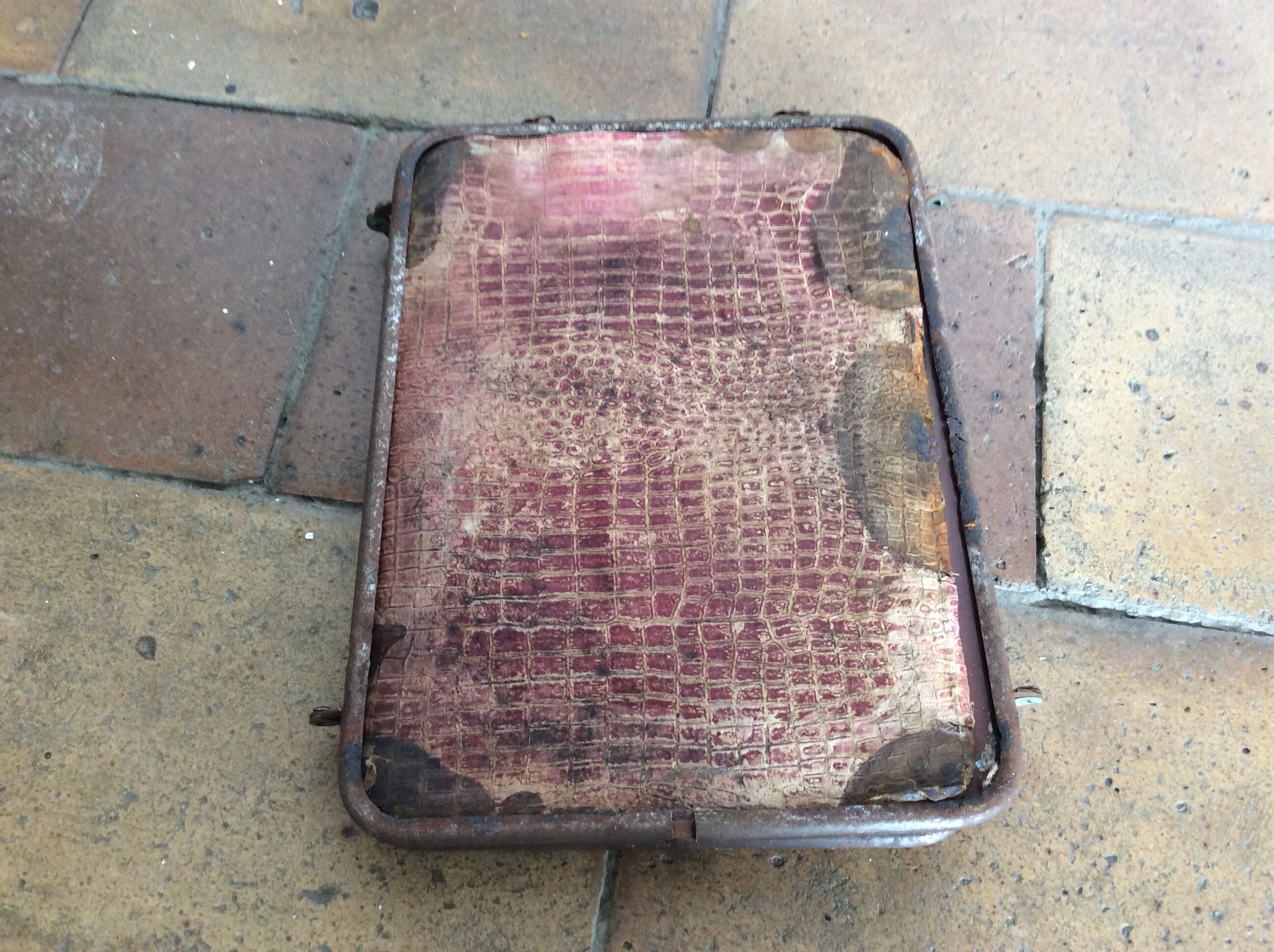 Triptych barber mirror - 57x24cm